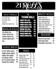 21 Rolls menu 1