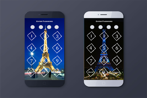 Effel Tower Screen Lock