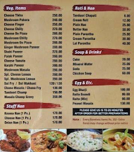 Chawla Kitchen menu 1