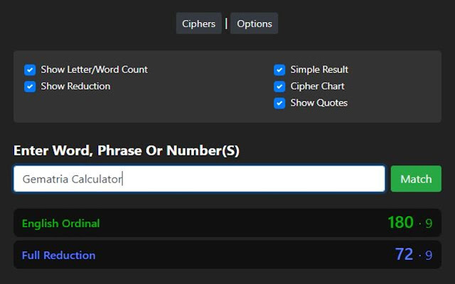 Gematria Calculator