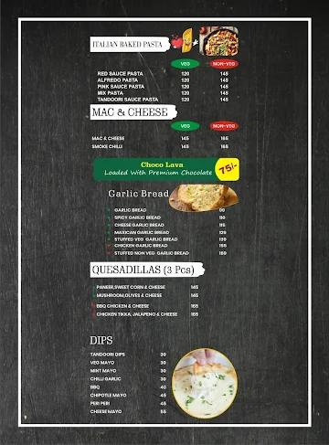 Sandwich Deepo menu 