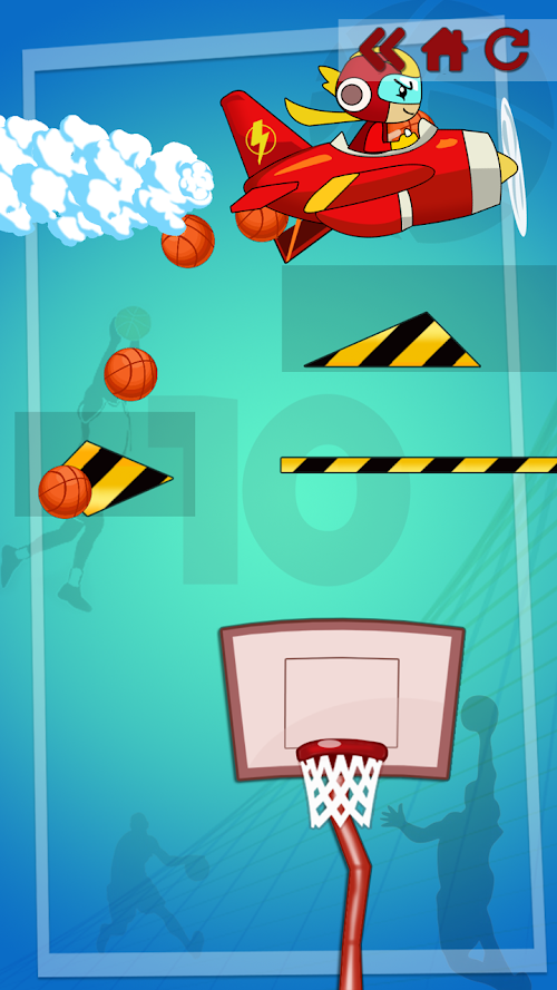 Android application Basketball Flip - Rolly The Vortex! screenshort