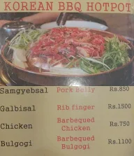 The Bibimbab menu 4