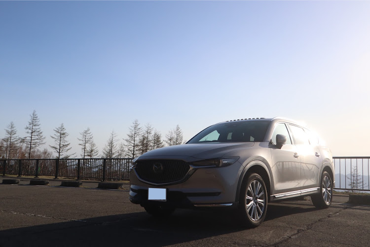 CX-8のMAZDA・CX-8・エクスクルーシブモード・プラチナクォーツメタリックに関するカスタム事例の投稿画像1枚目