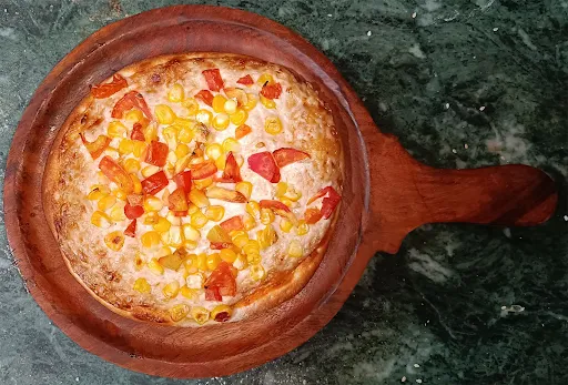 Tomato And Golden Corn Pizza [Regular, 7 Inches]