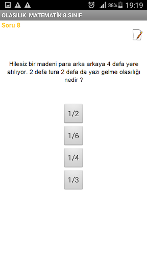 Matematik 8 Olasılık