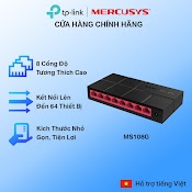[Hỏa Tốc] Bộ Chia Tín Hiệu Để Bàn Mercusys Ms108G Switch 8 Cổng Gigabit 10/100/1000Mbps