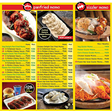 Wow! Momo menu 