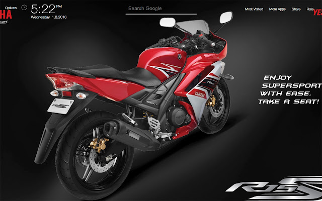 Yamaha R15 FullHD New Tab Wallpapers