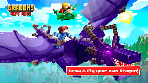 Screenshot Fantasy Dragons Mod Minecraft