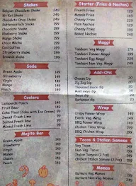 Chilli Indiana menu 1