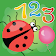 Learning numbers is funny. Toddlers learning games icon