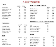 A1 Tandoori menu 3