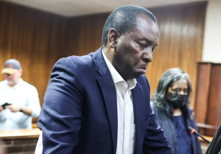 Former cabinet minister Mosebenzi Zwane at the Bloemfontein Magistrates Court September 28 2022. Picture: SUNDAY TIMES/ALAISTER RUSSELL