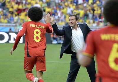 Fellaini helpt Wilmots een handje: "De coach heeft geschreeuwd tijdens de rust"