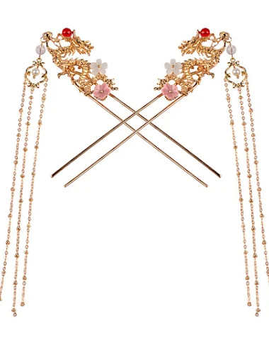 Tassel Step Shake Hairpin for styli - 1