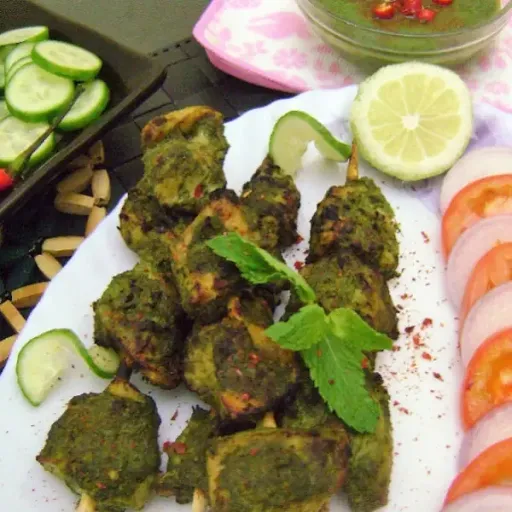 Hariyali Mushroom Tikka