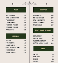 Four Forks Cafe menu 1