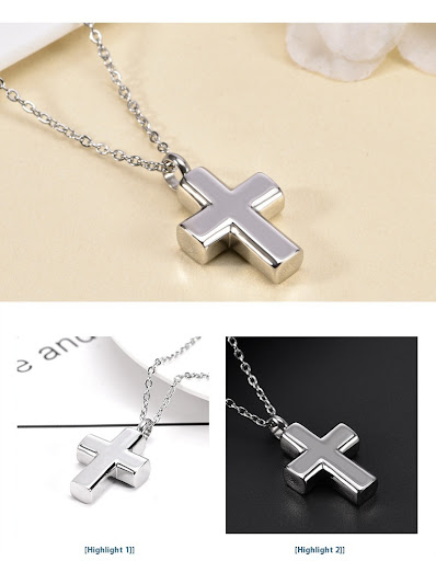 Title 4, Vintage Cross Pendant Stainless Steel Hip Hop T...