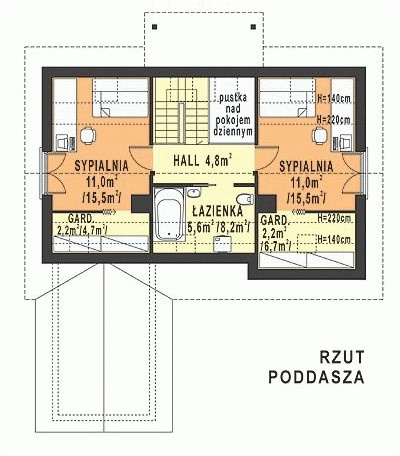 WB-3445 - Rzut poddasza