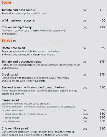 Momo 2 Go - Courtyard By Marriott menu 