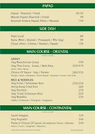 Veggies menu 7