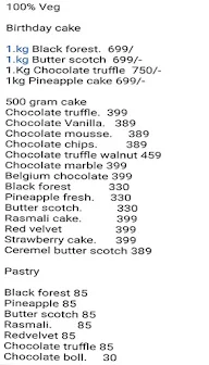 Cake Choice menu 1