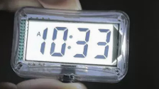 Square Belt Luminous Clock