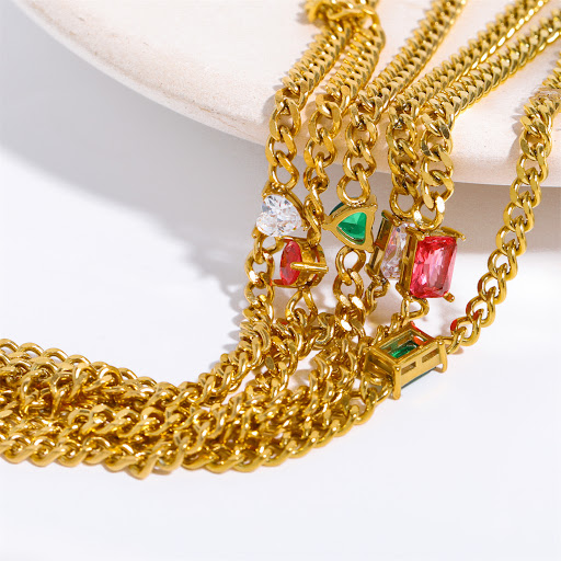 Title 11, Heavy Industry Cuban Chain Love Necklace. A dur...