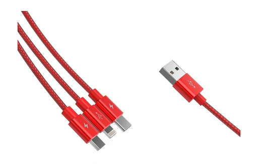 Orico 3 trong 1 Lightning Type C Micro B USB 2.0 1.2m (UTS-12RD)_2