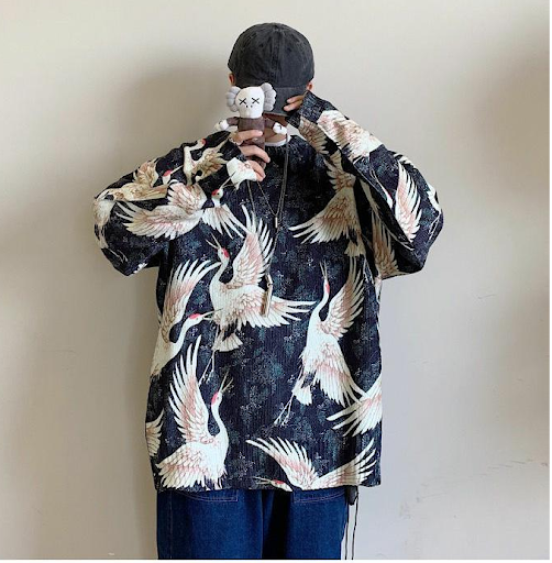 Title 4, Spring New Style Hong Kong Wind Crane Sweater Boys