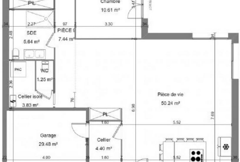  Vente Terrain + Maison - Terrain : 1 091m² - Maison : 100m² à Thomery (77810) 