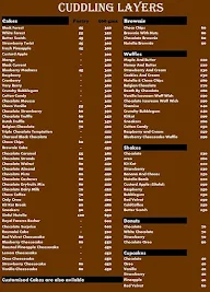 Cuddling Layers menu 1