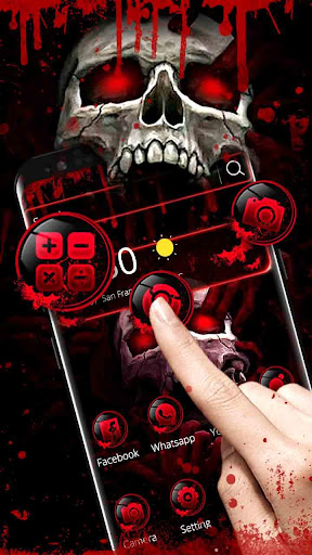 Red Blood Skull Theme