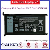 [Pin Zin]Pin Laptop Dell Inspiron 5567, P66F, P66F001