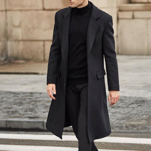 Title 6, Mens long woolen trench coat. Stay warm and st...