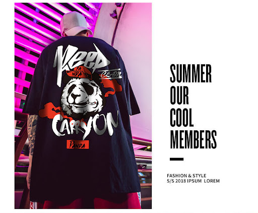 Title 1, European And American Street National Tide T-Sh...