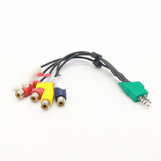 Title 4, LCD TV Av To 5RCA Component Video Signal Cable,...