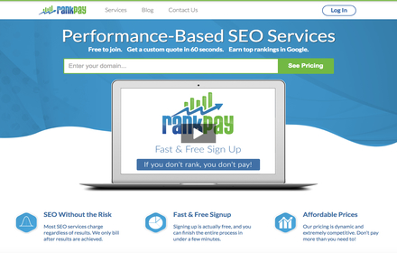 Rankpay SEO service review small promo image