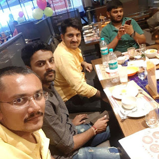 Dushyantsinh Jadeja at Barbeque Nation, Crystal Mall,  photos