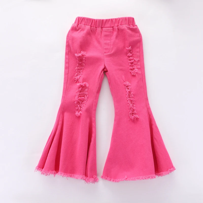 Title 24, Jeans elásticos para niña con rotos y agujeros ...