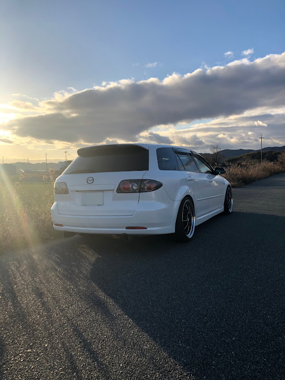 アテンザスポーツワゴンのいいね＆フォロー＆コメントありがとうございます・タイヤホイール交換・DIY・夕日と愛車に関するカスタム事例の投稿画像4枚目