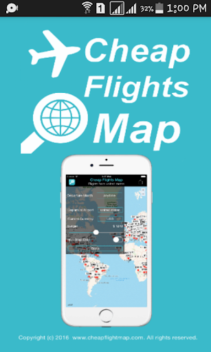 Cheap Flights Map