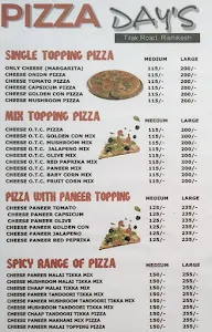 Pizza Day's menu 1