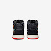 air jordan 1 mid se gs black / sail / chile red