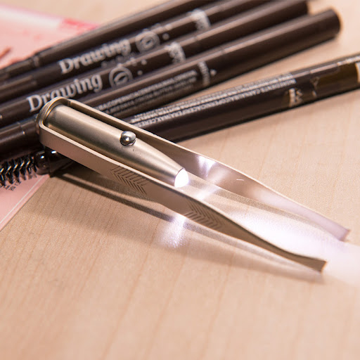 Title 3, Visual Eyebrow Clip with Light for Trimming and...