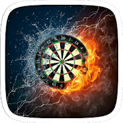 Flaming Dart Board  Icon