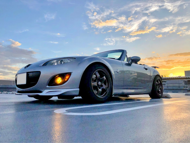 ロードスターのマジックアワーと愛車・おは玉・退院後のリハビリ兼ねた遠征・♣️NCFに関するカスタム事例の投稿画像1枚目