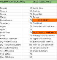 Juice Corner menu 4