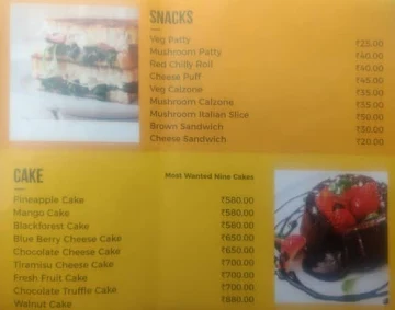 Dilli Bakery menu 